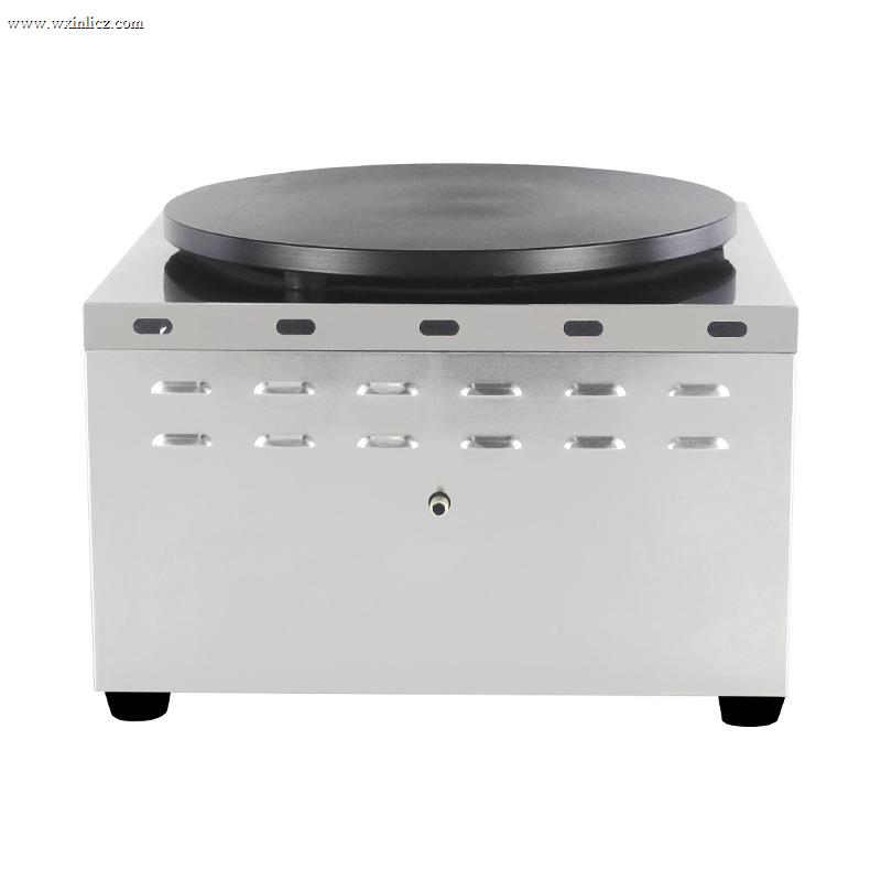 Stainless Steel Teflon Coated Natural Gas/LPG Crepe Maker Machine